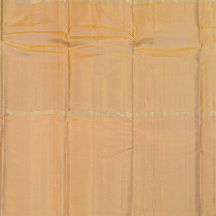 Hayagrivas Muppagam (Half White,Black And Sandal) Handloom Kanjivaram Silk Saree KBD1948B1-19