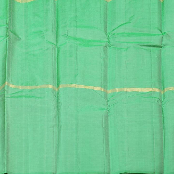 Hayagrivas Handloom Kanjivaram Silk Saree in Cheerful Muppagam (Orange White And Light Green) KBD1948B1-4