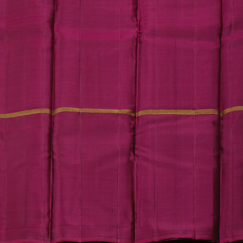 Hayagrivas Muppagam (Dark Fenugreek,Sky Blue And Purple) Handloom Kanjivaram Silk Saree KBD1948B1-9
