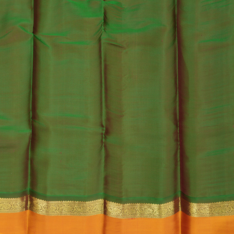 Hayagrivas Pink Handloom Kanjivaram Silk Saree with Honey Mustard Border KBD1948B3-2