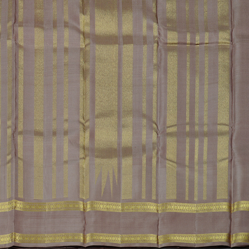 Hayagrivas Black Handloom Kanjivaram Silk Saree with Chocolate Brown Border KBD1949B2-2