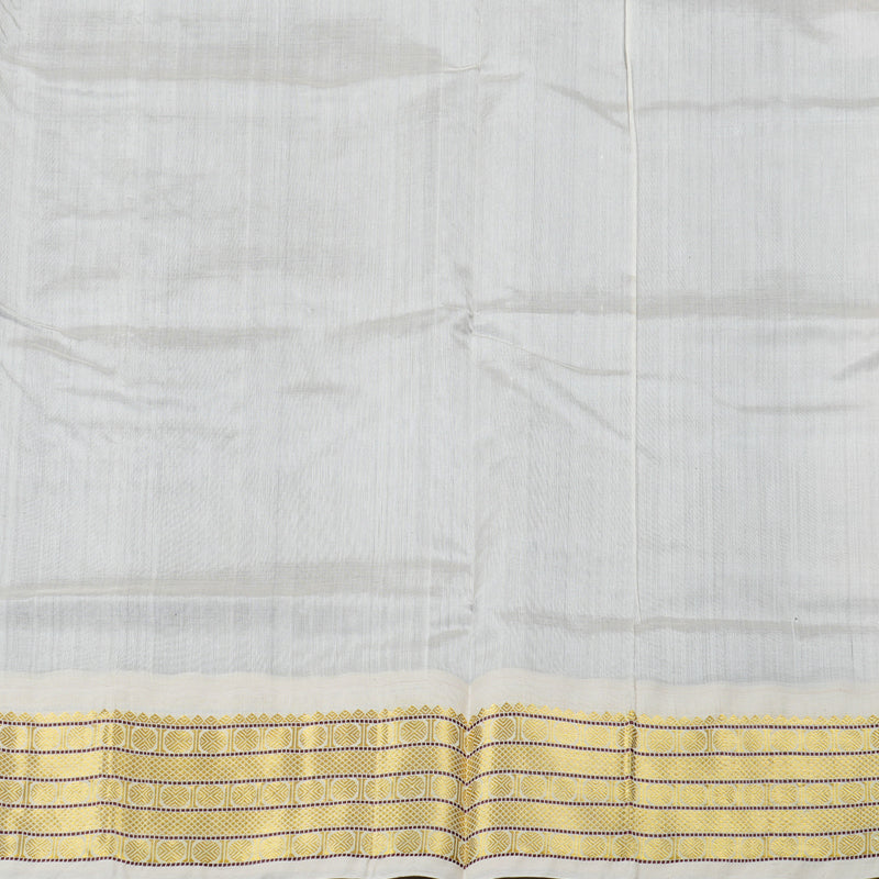 Hayagrivas Handloom Silk Cotton Saree In Alluring Light Purple KBD1951B1-6