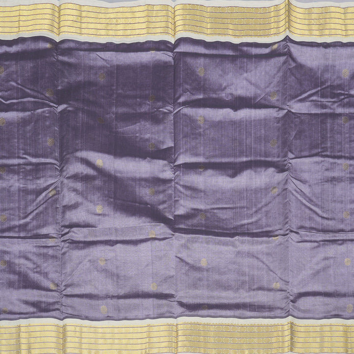 Hayagrivas Handloom Silk Cotton Saree In Alluring Light Purple KBD1951B1-6