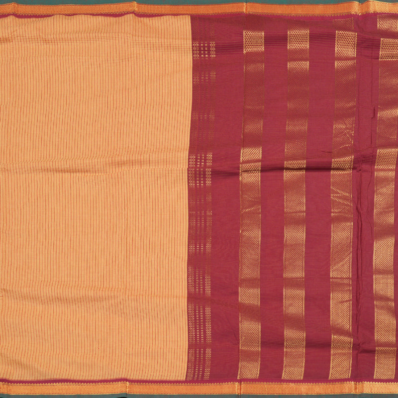 Hayagrivas Ten Yards Semi Silk Saree in Soft Sandal KBD1953B13-5