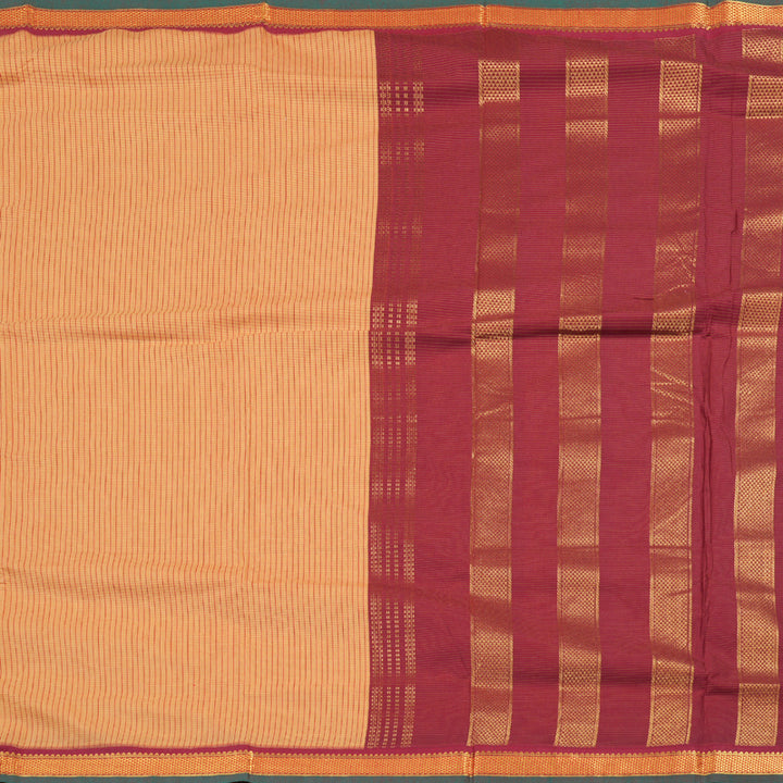 Hayagrivas Ten Yards Semi Silk Saree in Soft Sandal KBD1953B13-5