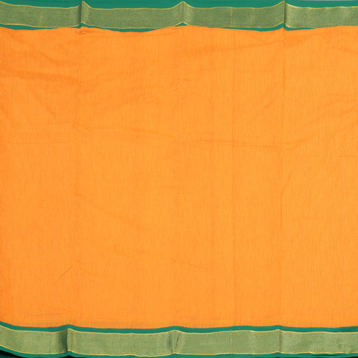 Hayagrivas Ten Yards Semi Silk Saree In Ravishing Mango Yellow KBD1953B14-2