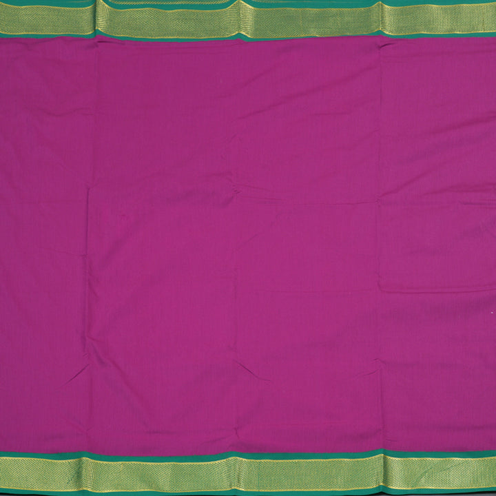 Hayagrivas Ten Yards Semi Silk Saree in Dreamy Magenta Pink KBD1953B14-3