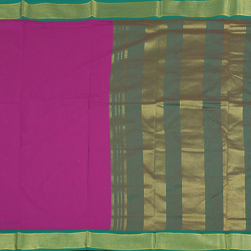 Hayagrivas Ten Yards Semi Silk Saree in Dreamy Magenta Pink KBD1953B14-3