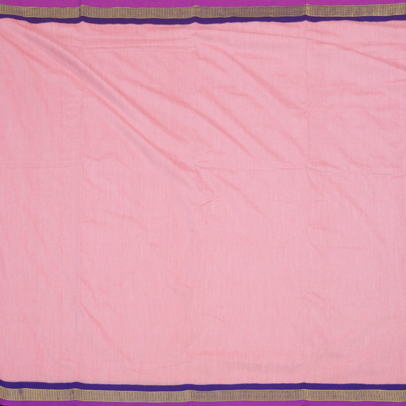 Hayagrivas Ten Yards Semi Silk Saree in Angelc Baby Pink KBD1953B2-2