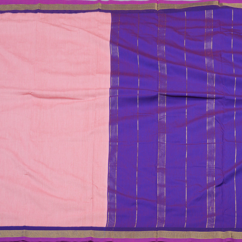 Hayagrivas Ten Yards Semi Silk Saree in Angelc Baby Pink KBD1953B2-2