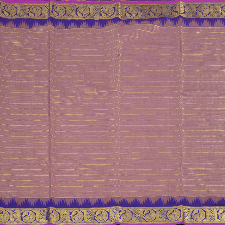 Hayagrivas Ten Yards Semi Silk Saree in Delicate Rosewood Pink KBD1953B25-1