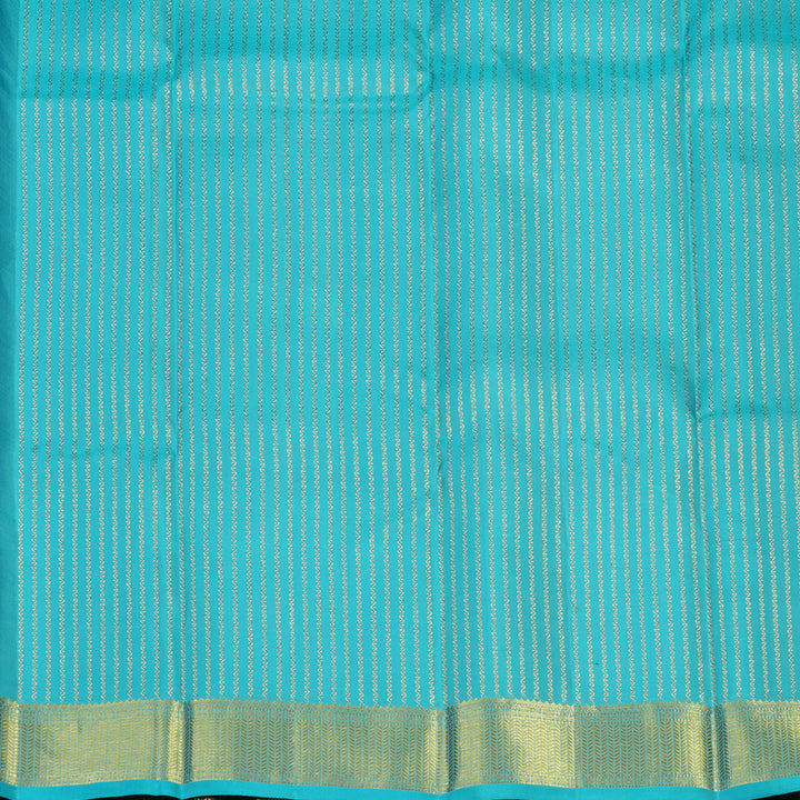 Hayagrivas Handloom classic Black Kanjivaram Silk Saree KBD1968B13-2