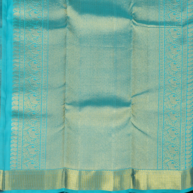 Hayagrivas Handloom classic Black Kanjivaram Silk Saree KBD1968B13-2