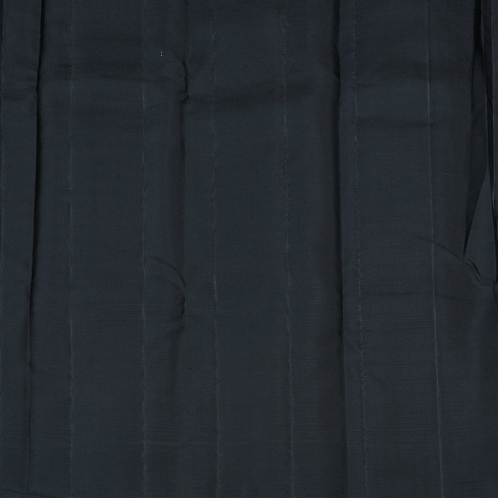 Hayagrivas Lavender Handloom Kanjivaram Silk Saree with Black Border KBD1968B8-2