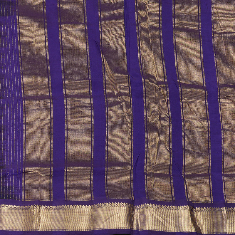 Hayagrivas Dark Mauve Ten Yards Pure Silk Cotton Saree KBD1971B2-4