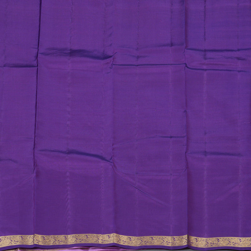 Hayagrivas Lavender Handloom Kanjivaram Silk Saree KBD1972B2-7