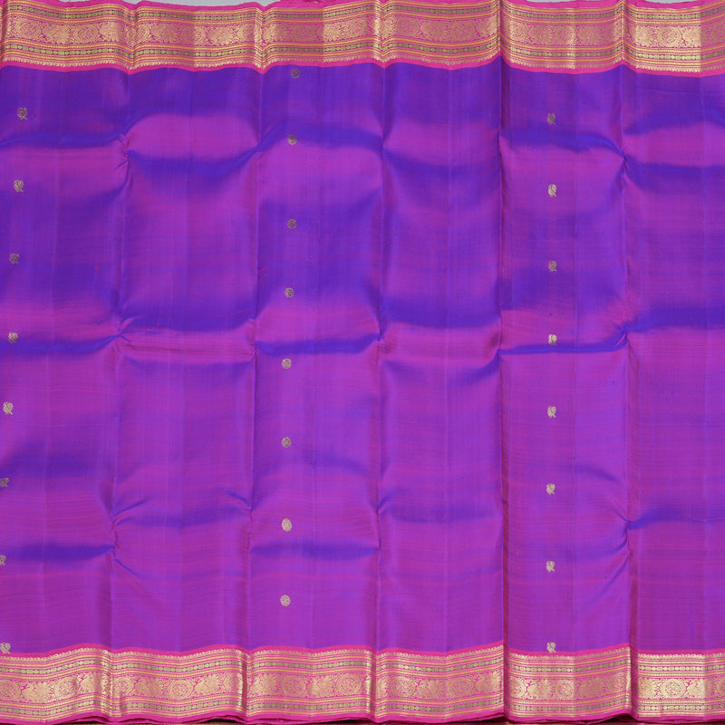 Hayagrivas Handloom Kanjivaram Silk Saree in Opulent Purple KBD1975B1-1