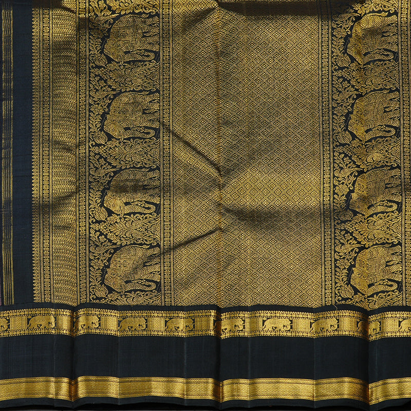 Hayagrivas Handloom Kanjivaram Silk Saree in Delicate Baby Pink KBD1981B11-1