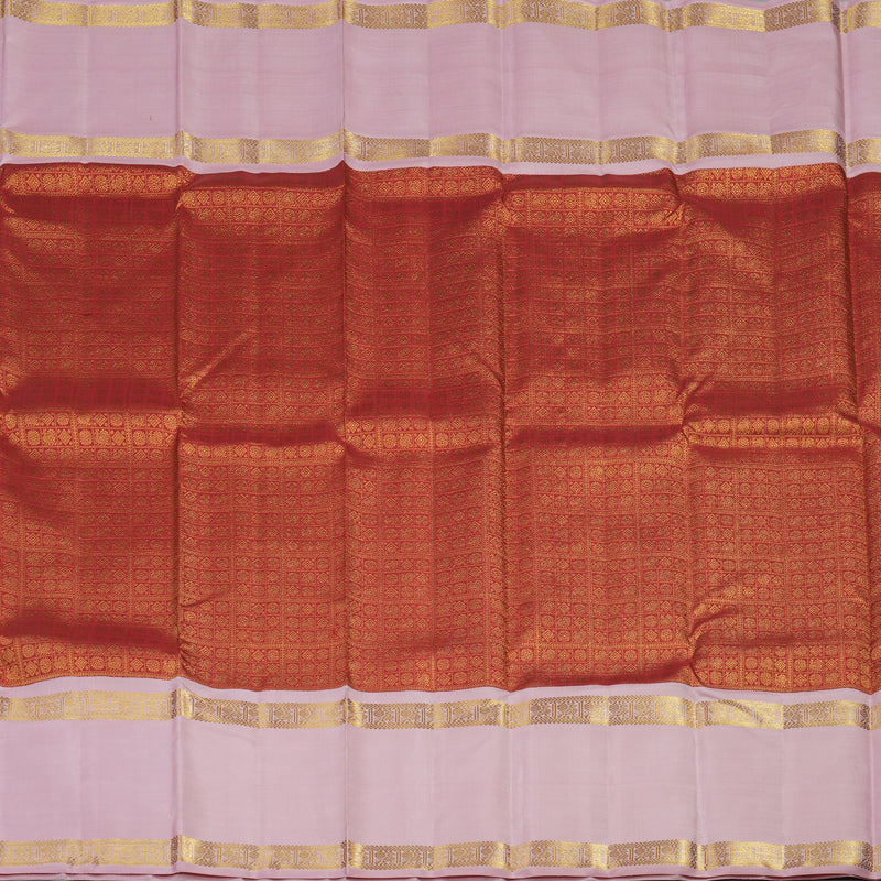 Hayagrivas Handloom Kanjivaram Silk Saree in Red KBD1981B8-1
