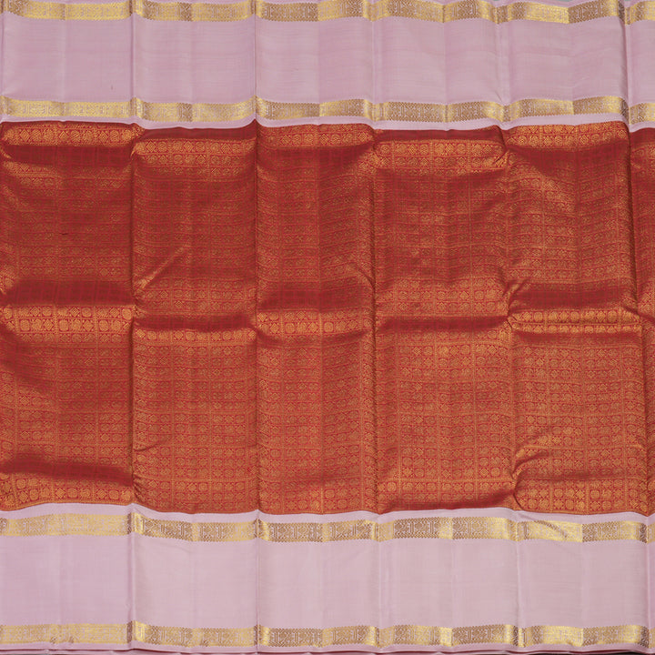 Hayagrivas Handloom Kanjivaram Silk Saree in Red KBD1981B8-1