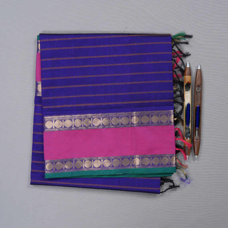 Hayagrivas Handloom Silk Cotton Saree KBD1982B1-3