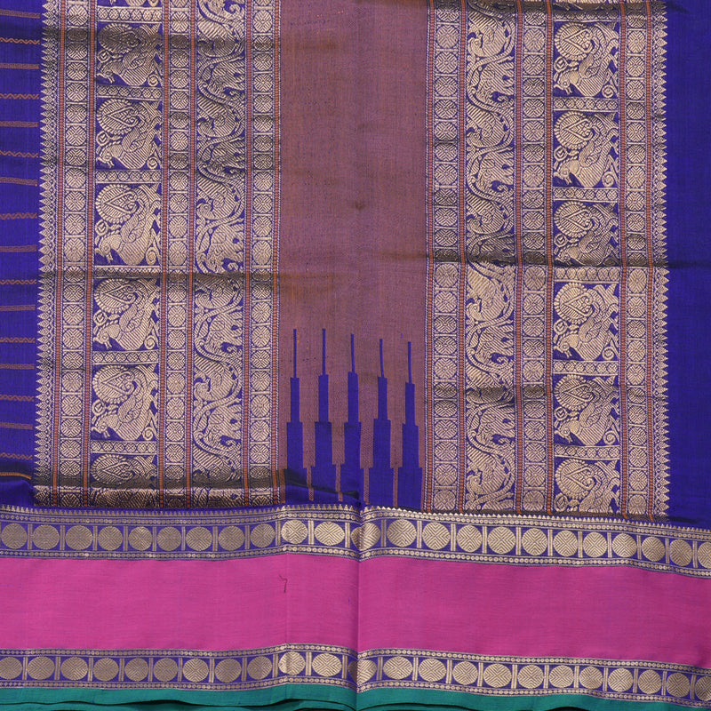 Hayagrivas Handloom Silk Cotton Saree KBD1982B1-3