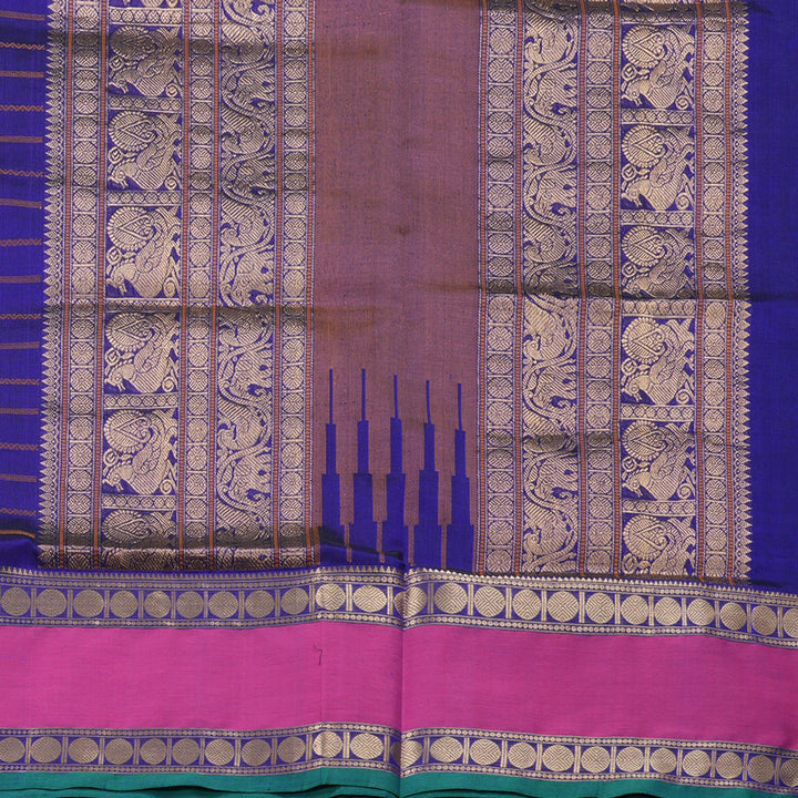 Hayagrivas Handloom Silk Cotton Saree KBD1982B1-3