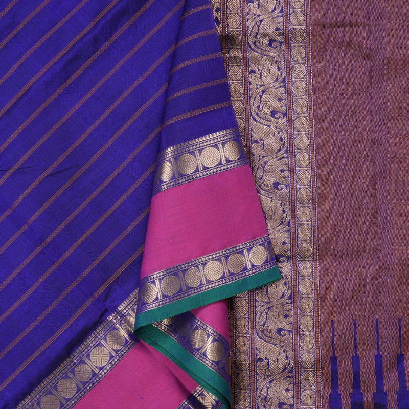Hayagrivas Handloom Silk Cotton Saree KBD1982B1-3