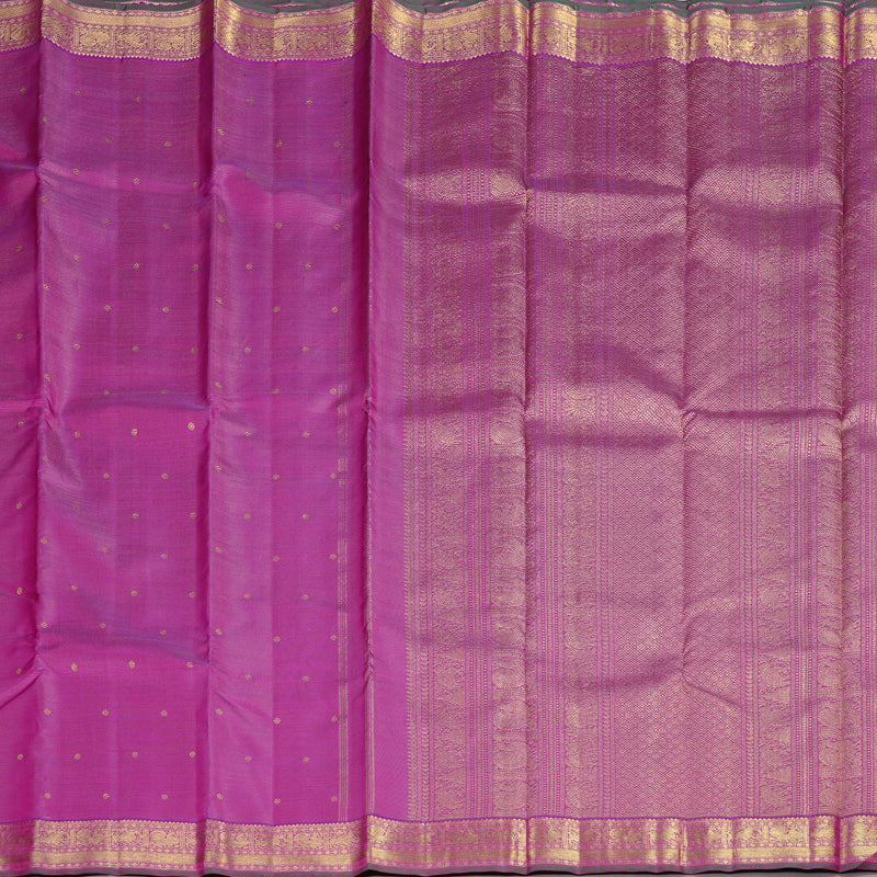 Hayagrivas Purple Handloom Kanjivaram Silk Saree KBD1984B1-1