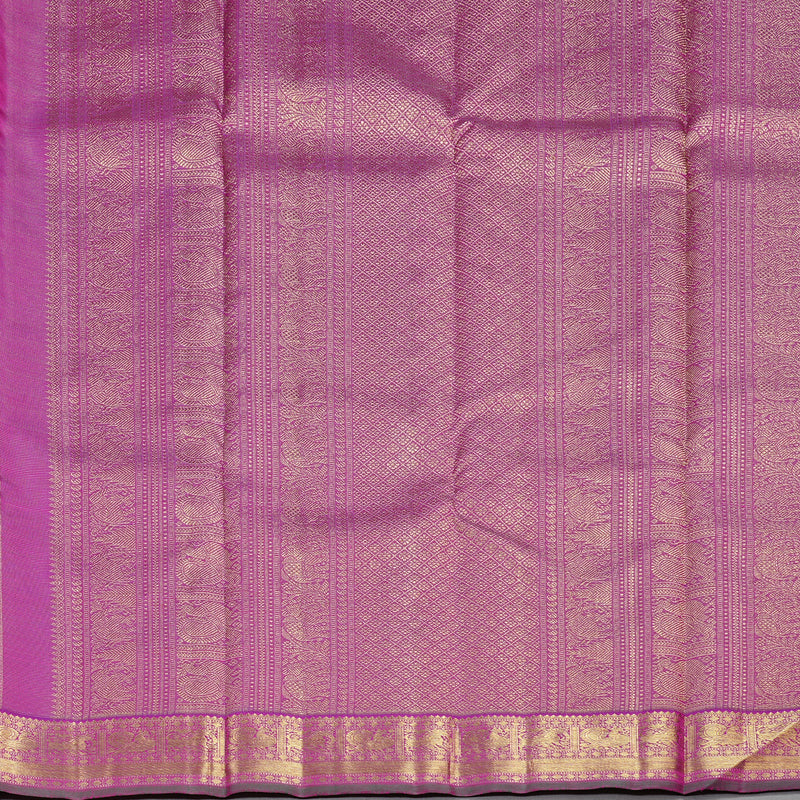 Hayagrivas Purple Handloom Kanjivaram Silk Saree KBD1984B1-1