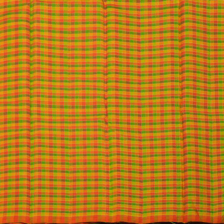 Hayagrivas Handloom Purplish-Blue Kanjivaram Silk Saree KBD1988B3-2