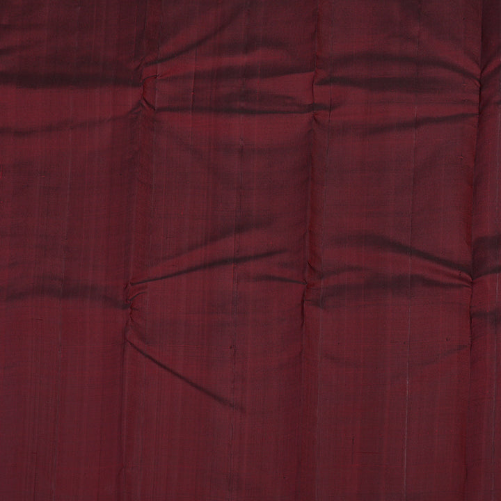 Hayagrivas Black Handloom Kanjivaram Silk Saree with Dark Maroon Border KBD1990B3-3