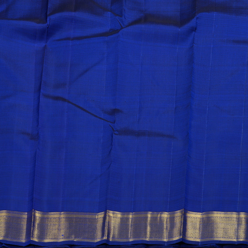 Hayagrivas Blue Handloom Kanjivaram Silk Saree KBD1995B2-1
