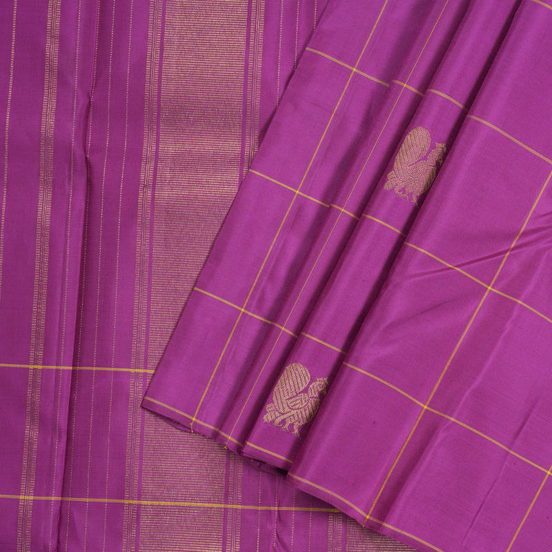 Hayagrivas Handloom Kanjivaram Silk Saree in Graceful Half White KBD1998B1-2