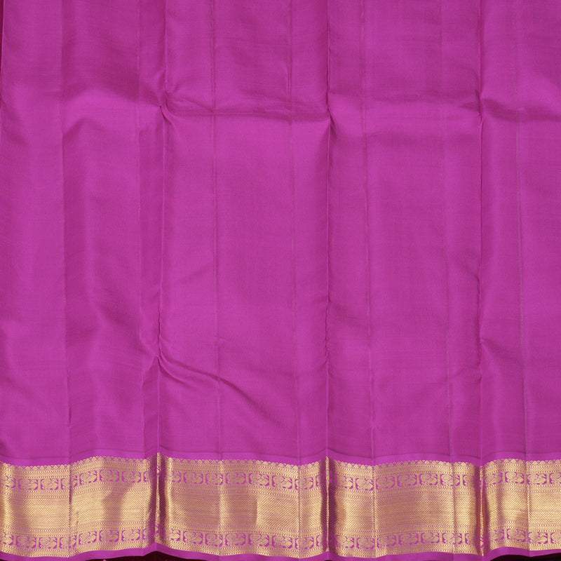 Hayagrivas Handloom Kanjivaram Silk Saree in Lustrous Mustard KBD1999B3-1