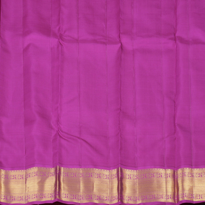 Hayagrivas Handloom Kanjivaram Silk Saree in Lustrous Mustard KBD1999B3-1