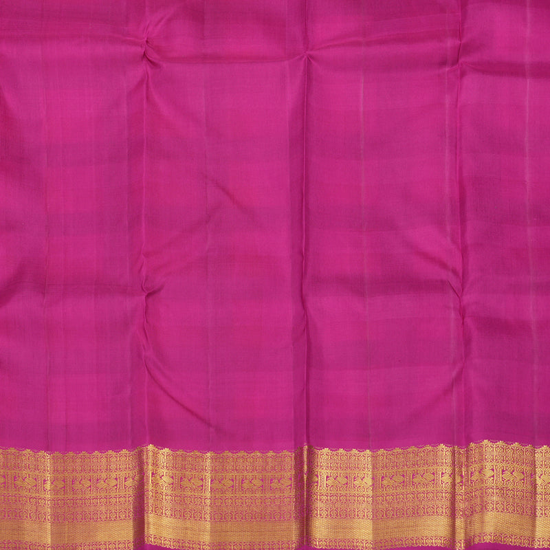 Hayagrivas Handloom Multicolour Checks Kanjivaram Silk Saree with Multicolour border KBD2000B6-1