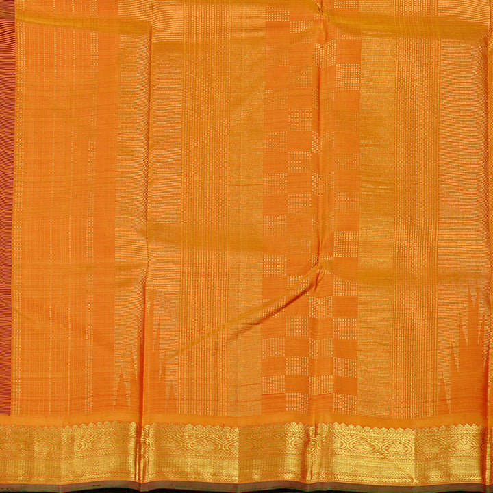 Hayagrivas Handloom Kanjivaram Silk Saree in Timeless Blue KBD2005B1-1