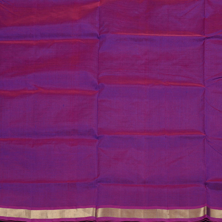 Hayagrivas Handloom Silk Cotton Saree in Regal Purple KBD2008B1-32