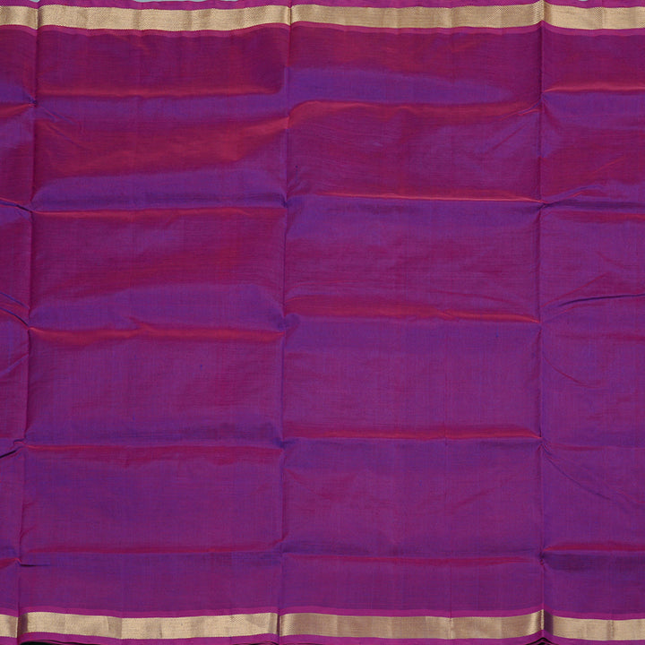 Hayagrivas Handloom Silk Cotton Saree in Regal Purple KBD2008B1-32