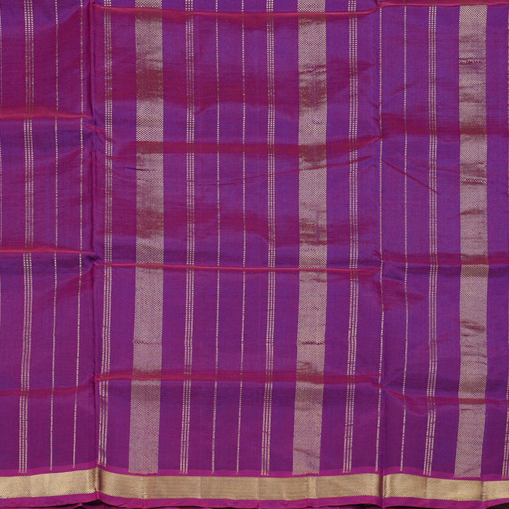 Hayagrivas Handloom Silk Cotton Saree in Regal Purple KBD2008B1-32