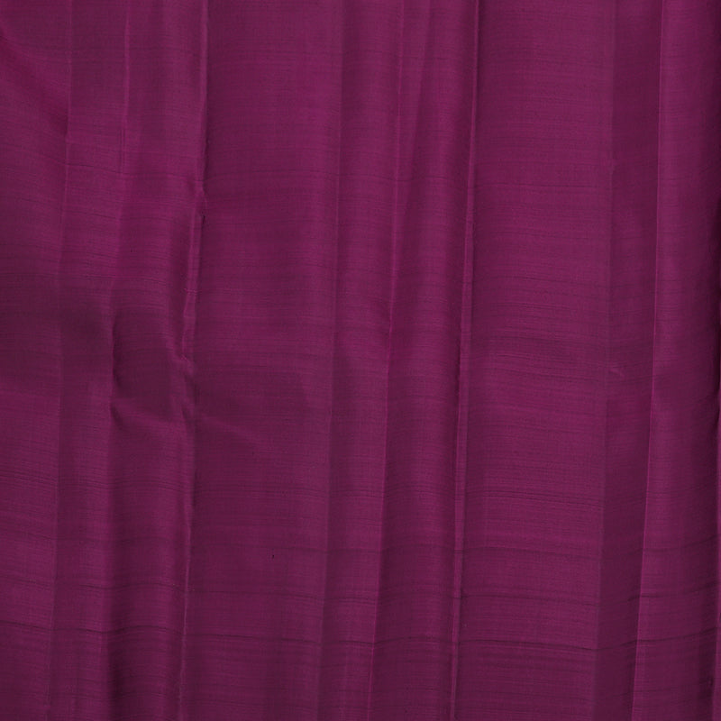 Hayagrivas Handloom Karum Pachai Kanjivaram Silk Saree with Wine Purple Border KBD2010B17-1