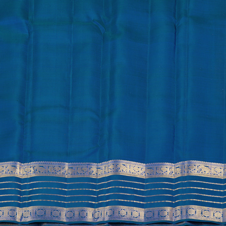 Hayagrivas Handloom Kanjivaram Silk Saree in Lustrous Purple KBD2010B6-2