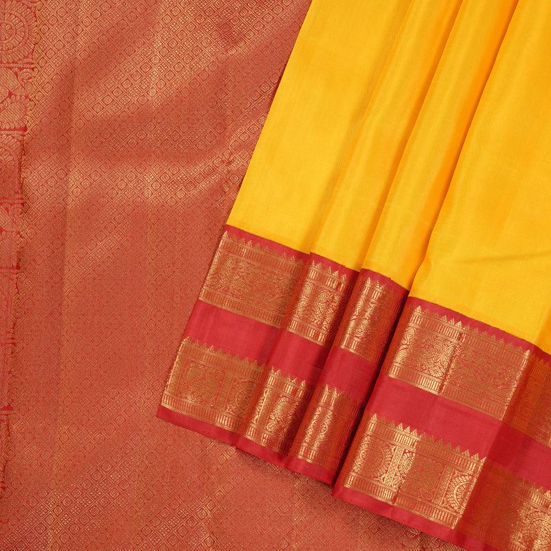 Hayagrivas Handloom Kanjivaram Silk Saree KBD2024B1-1