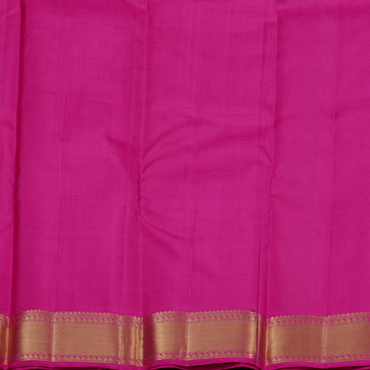 Hayagrivas Multi Colour Checks Handloom Kanjivaram Silk Saree with Multi Colour Border KBD2032B1-4