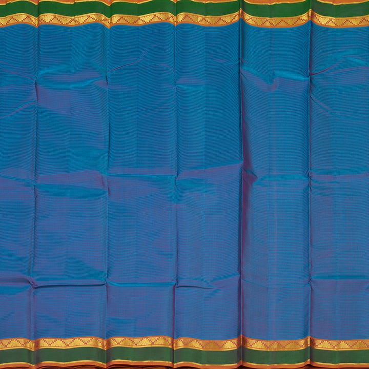 Hayagrivas Dual Tone (Sky Blue With Pink) Handloom Kanjivaram Silk Saree with Mandhalir Border KBD2034C1-17