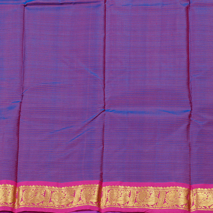 Hayagrivas Handloom Kanjivaram Silk Saree in Celestial Blue KBD2035C1-10