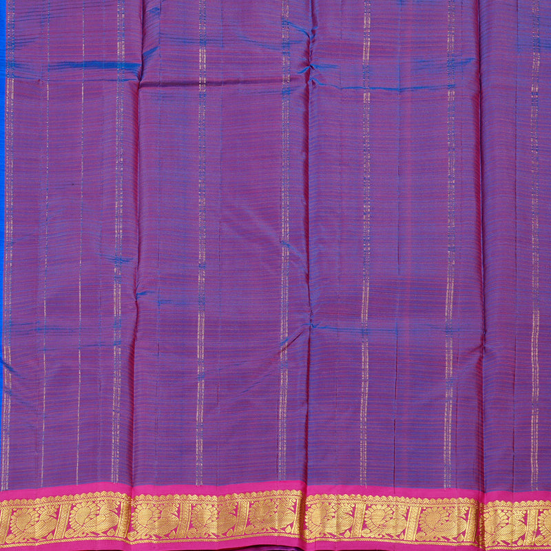 Hayagrivas Handloom Kanjivaram Silk Saree in Celestial Blue KBD2035C1-10