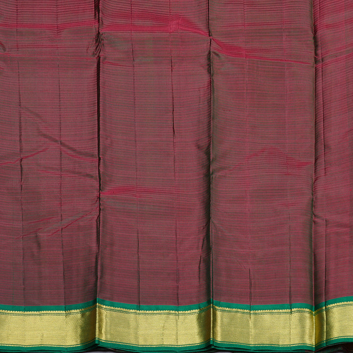 Hayagrivas Handloom Kanjivaram Silk Saree in Regal Maroon KBD2035C1-11