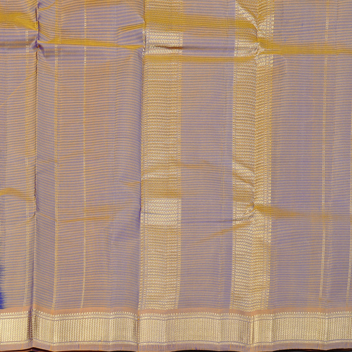 Hayagrivas Handloom Kanjivaram Silk Saree in Magical Blue KBD2036C1-3